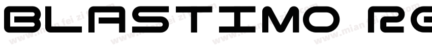 Blastimo Regular字体转换